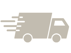 Pickup and delivery service truck illustration for computer repair logistics