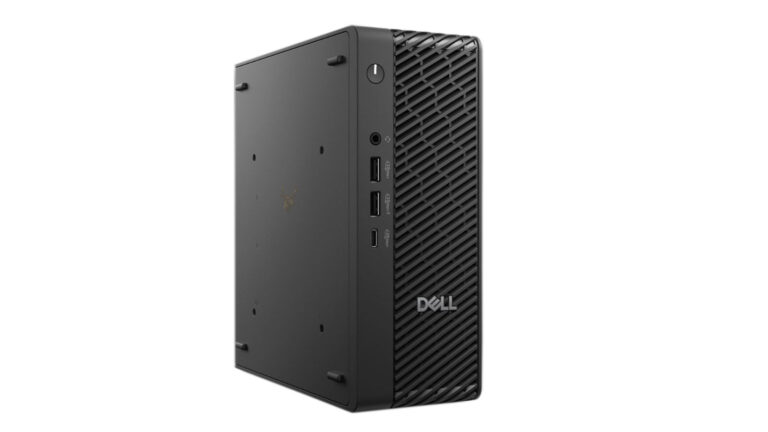 Dell desktop computer designed for business use in a small office environment.