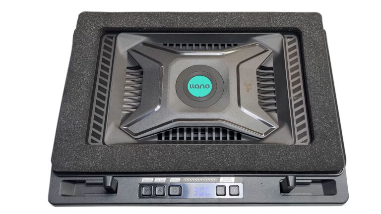 Llano laptop cooling pad designed to improve airflow beneath a notebook during extended use.