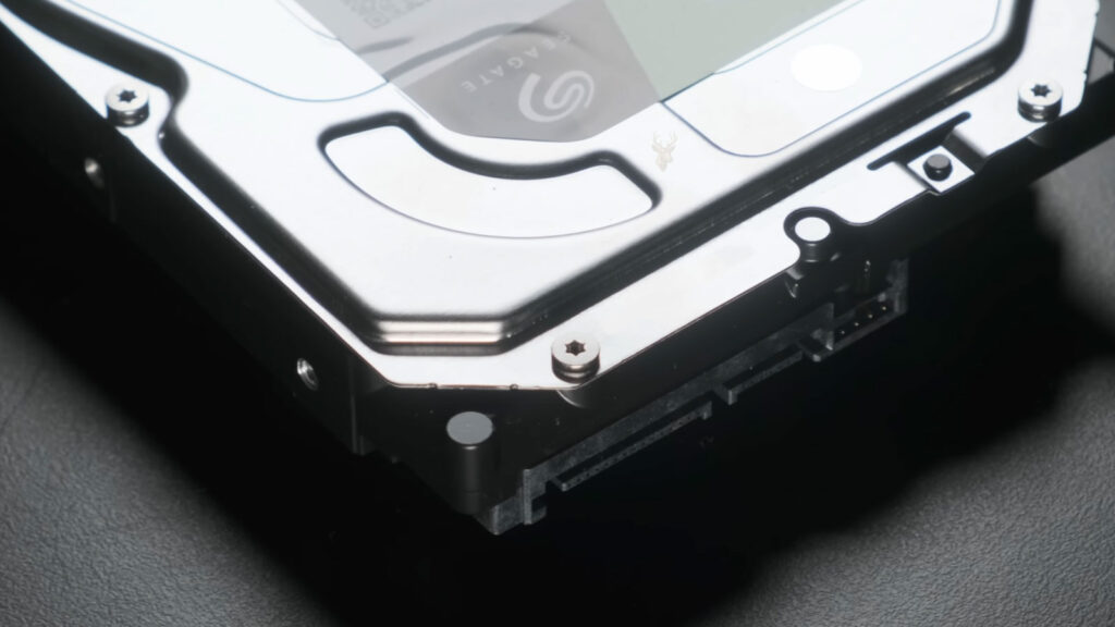 3.5-inch Seagate hard drive used to illustrate the warning signs of an aging or failing storage device.