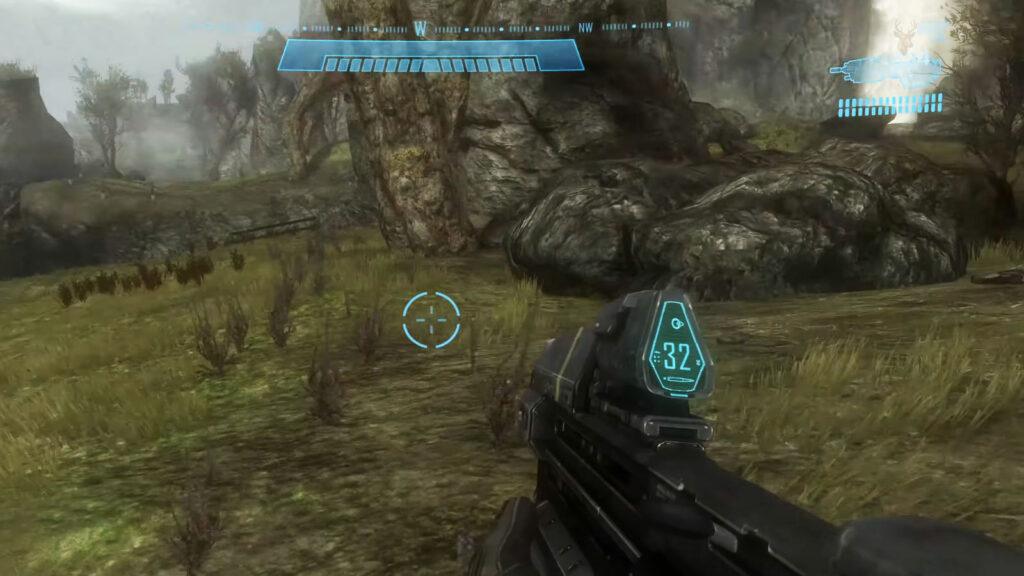 PC game displaying uneven motion caused by inconsistent frame pacing during gameplay.